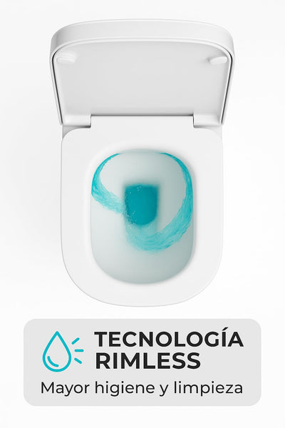 Inodoro NOVO BATH Monaco Rimless Blanco