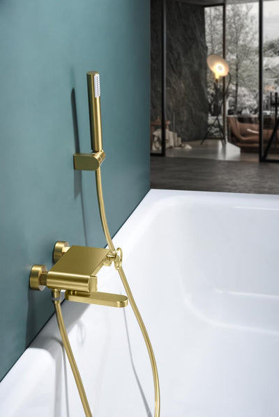 Grifo Monomando Ducha y Bañera IMEX OLIMPO BDC033-4OC Oro Cepillado