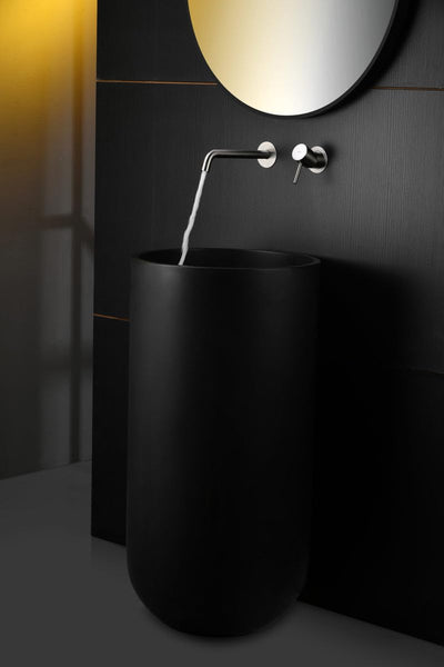 Grifo Lavabo Empotrado IMEX Monza GLM039/NQ Níquel Cepillado