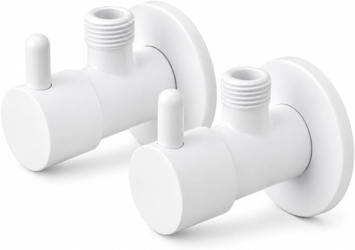 GME Llaves de Escuadra Pack de 2 para Cortar el Agua en Baño y Cocina