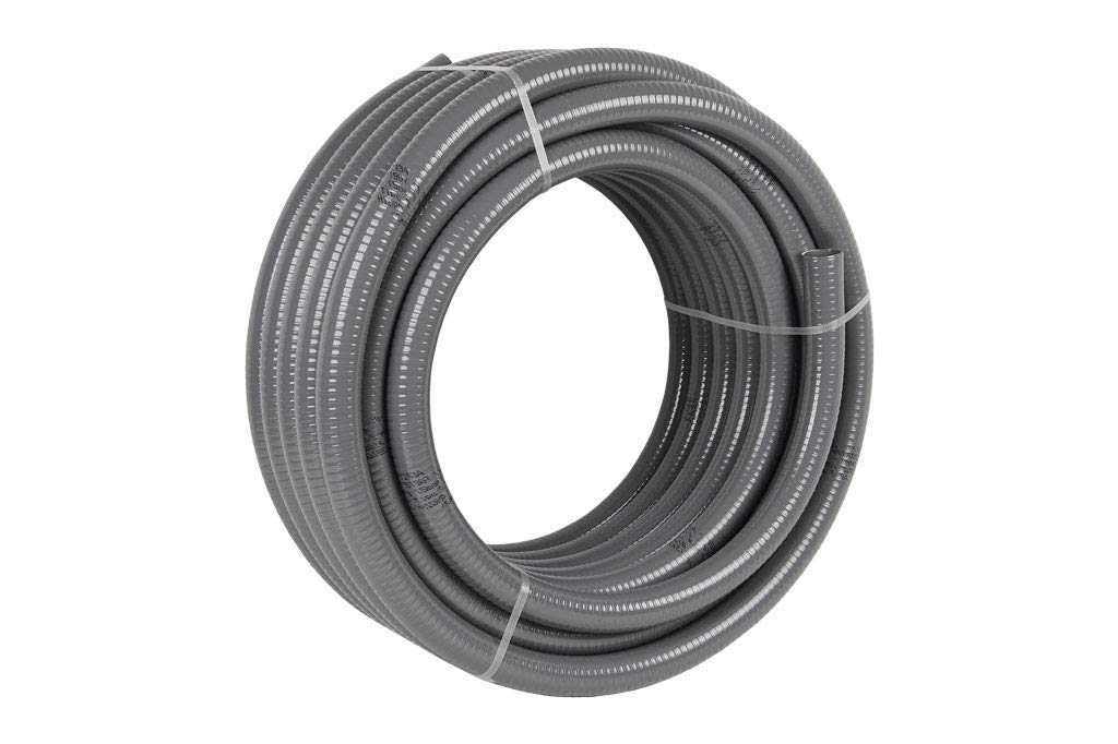 Espiroflex Hidrotubo Gris Ø25 mm – Rollo 25 Metros | Tubo Flexible para Agua y Fontanería