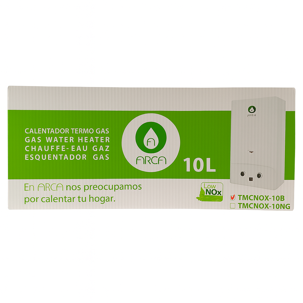Calentador  ARCA  Atmosferico a Gas Butano 10 Litros