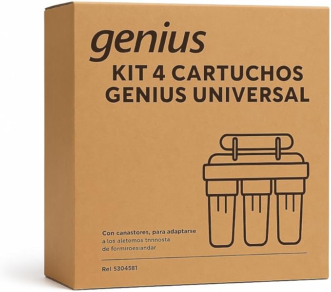 ATH Kit 4 Cartuchos Genius Recambios Osmosis Universal