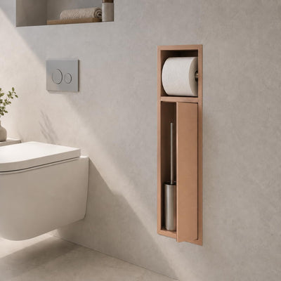 Hornacina Baño Medimex Egean HOR007 Oro Rosa Cepillado 17x60