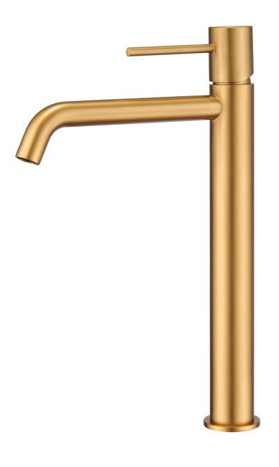 Grifo Lavabo Alto IMEX Monza BDM039-3 Oro Cepillado