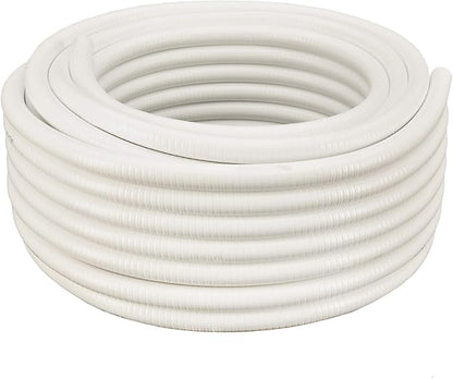 Espiroflex Hidrotubo Blanco Ø20 mm – Rollo 25 Metros | Tubo Flexible para Agua y Fontanería