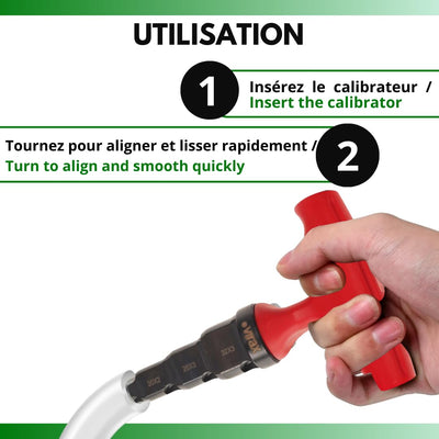 Calibrador y Escariador para Tubo Multicapa Virax | Ø16-20-26-32