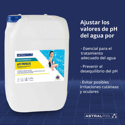Reductor pH AstralPool Balance pH Minus Líquido 
