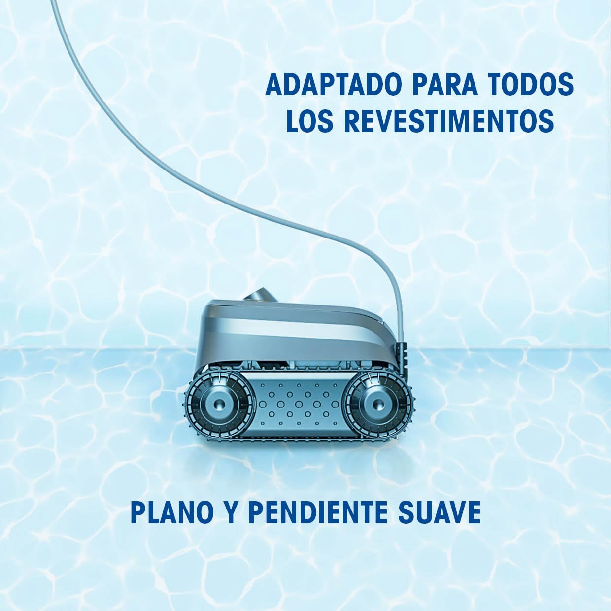 Zodiac Sweepy SWY 3500 | Limpiafondos Automático para Piscinas hasta 8x4 m, Limpia Suelo, Paredes y Línea de Flotación, con Cable