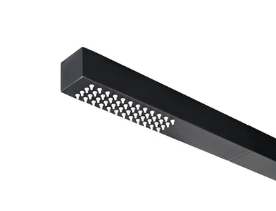 Columna Ducha Exterior Poolimex Alabama GPA014 Negro Mate