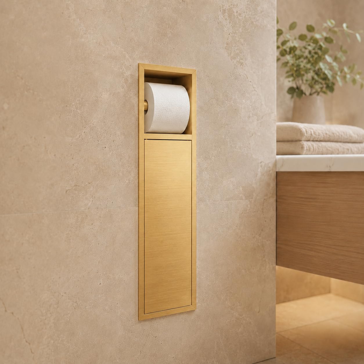 Hornacina Baño Medimex Egean HOR007 Oro Cepillado