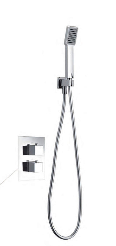 Conjunto Ducha Empotrado Termostático IMEX Ons GPC010 Cromo