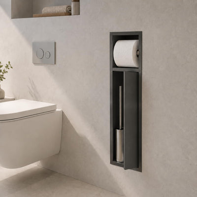 Hornacina Baño Medimex Egean HOR007 Black Gun Metal 17x60