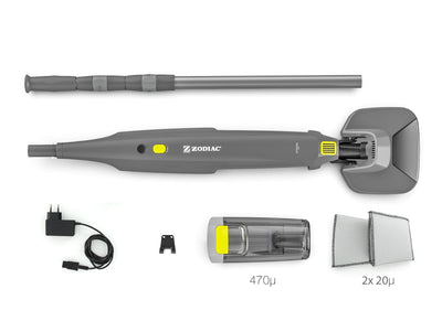 Aspirador Piscina Zodiac Serenit MVH 20 77943 Gris y Amarillo