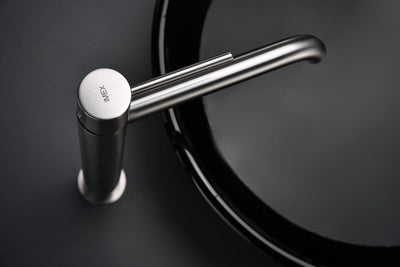 Grifo Lavabo Alto IMEX Monza BDM039-3NQ Níquel Cepillado