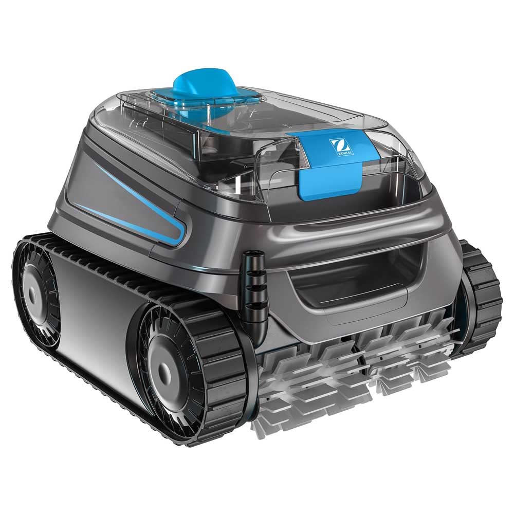 Zodiac CNX 50 iQ | Robot Limpiafondos para Piscinas hasta 12x6 m, Limpia Fondo, Paredes y Línea de Agua, App y Carro Incluido