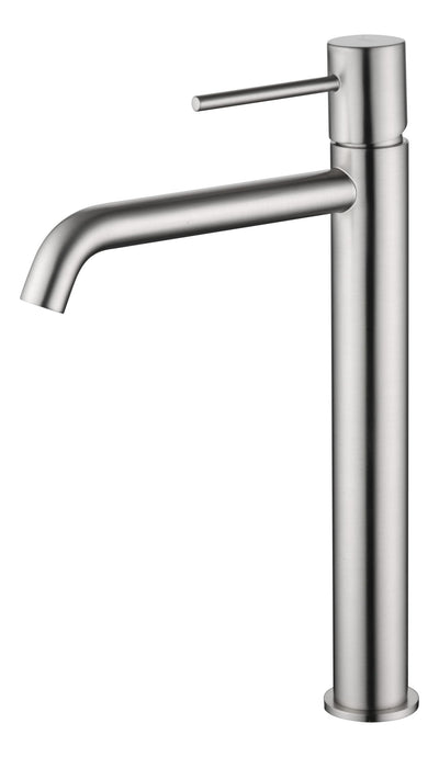 Grifo Lavabo Alto IMEX Monza BDM039-3NQ Níquel Cepillado