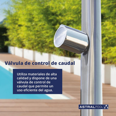 Columna Ducha Exterior ASTRALPOOL Angel 52717 Acero Inoxidable