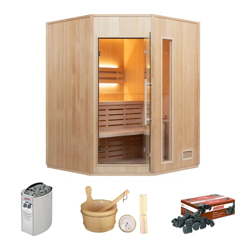Sauna de vapor France Sauna Zen SN-ZEN3CPK 3 plazas madera canadiense