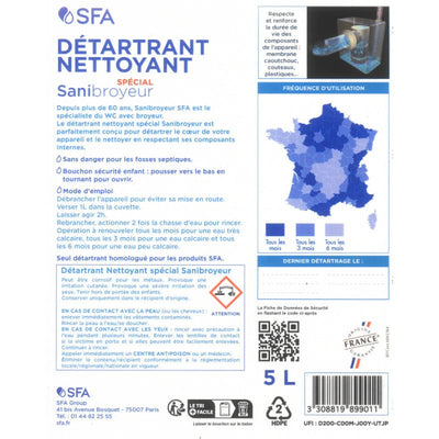 Desincrustante Trituradores SFA DET2LFR 2 Litros