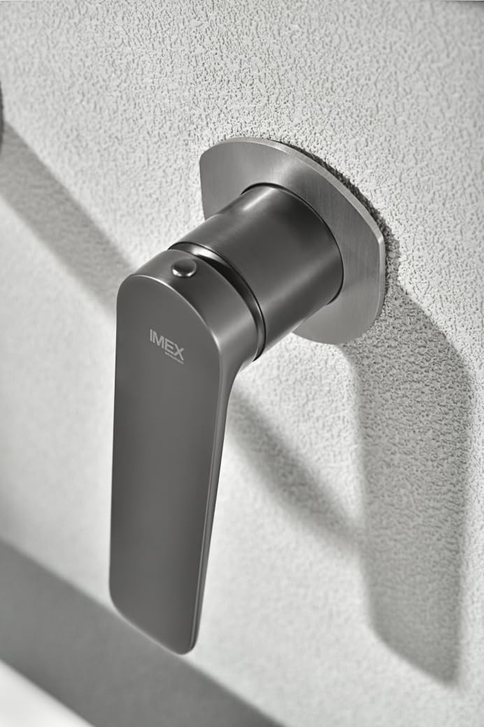 Grifo Lavabo Empotrado IMEX Nápoles Black Gun Metal PVD Monomando