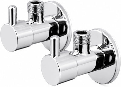 GME Llaves de Escuadra Pack de 2 para Cortar el Agua en Baño y Cocina
