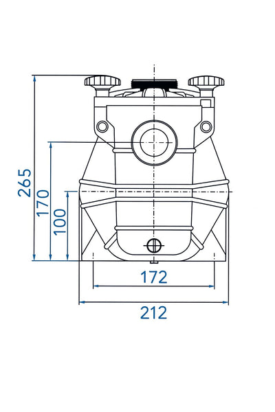 Bomba de Piscina Hidro Water MCB+ 1 CV | Autoaspirante, Silenciosa y Bajo Consumo