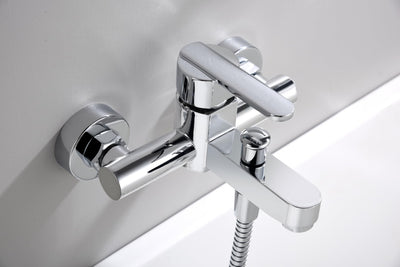 Grifo Monomando Ducha y Bañera IMEX ROMA BDR001-4 Cromado