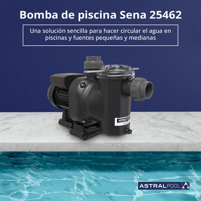 Bomba de Piscina Astralpool Sena 0,75 CV | Autoaspirante Monofásica para Filtración