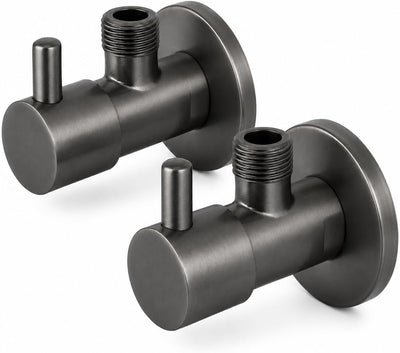 GME Llaves de Escuadra Pack de 2 para Cortar el Agua en Baño y Cocina