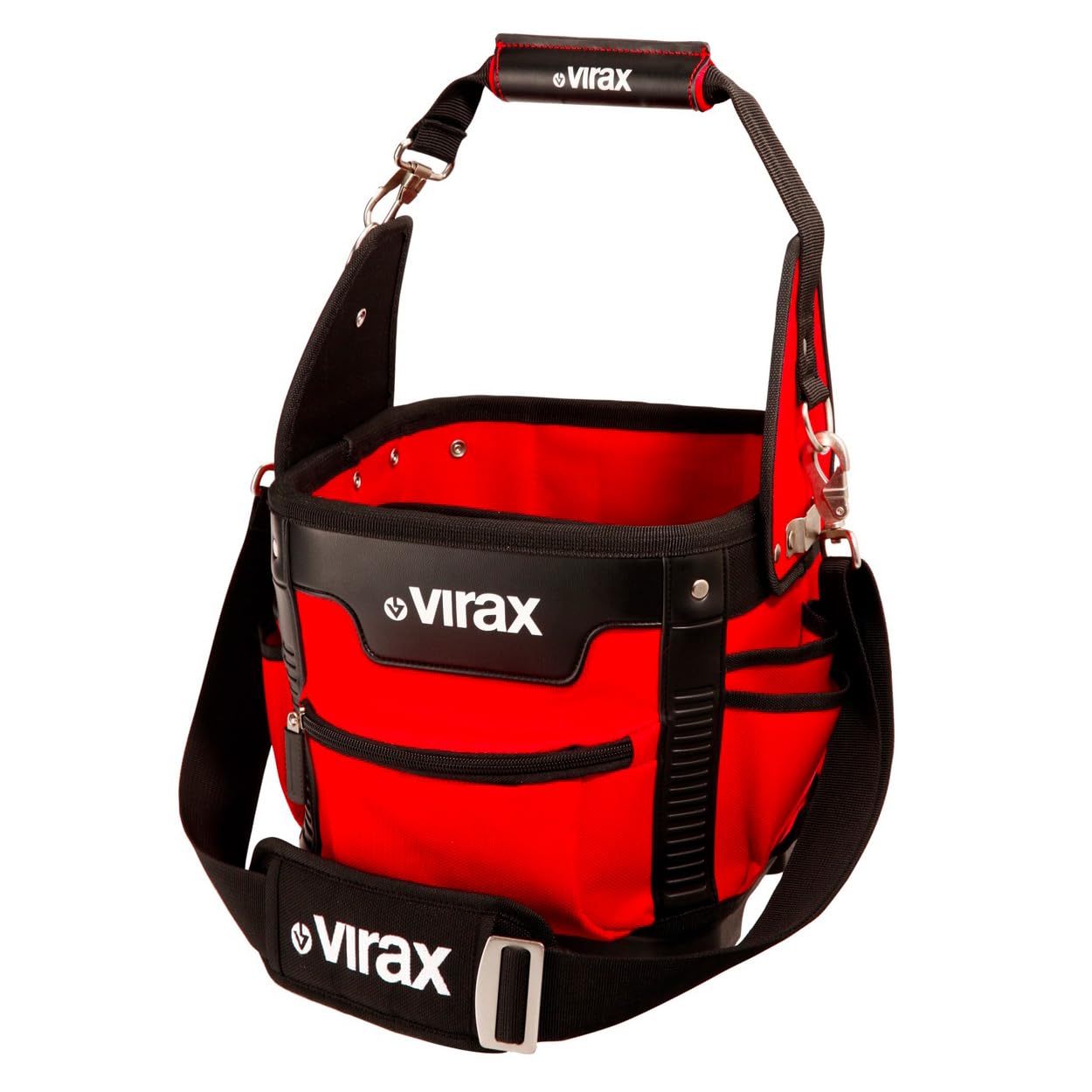 Virax - Bolsa de cubo para herramientas textil (carga 15 kg)