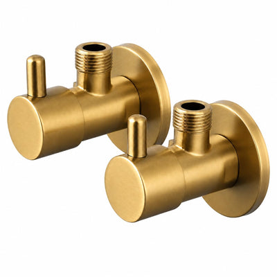 GME Llaves de Escuadra Pack de 2 para Cortar el Agua en Baño y Cocina