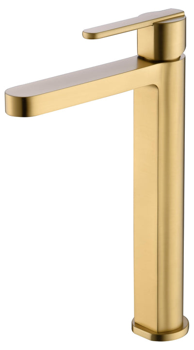 Grifo Lavabo Alto IMEX Roma BDR001-3OC Oro Cepillado