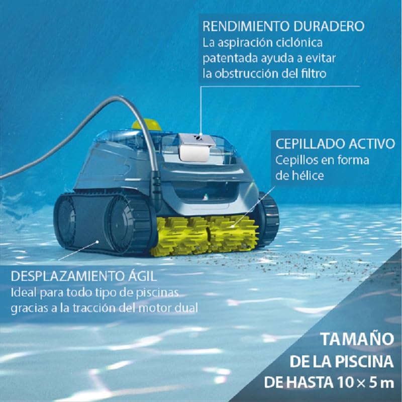 Zodiac CNX 2020 | Robot Limpiafondos para Piscinas hasta 10x5 m, Limpia Suelo, Paredes y Línea de Agua