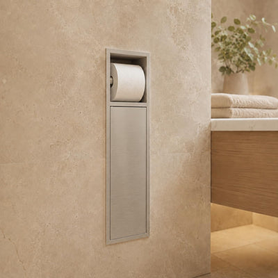 Hornacina Baño Medimex Egean HOR007 Níquel Cepillado 17x60