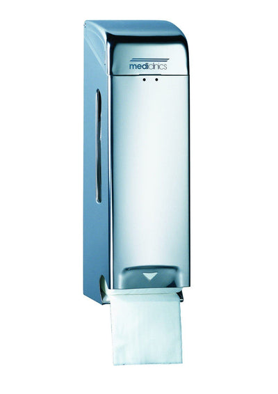 Dispensador de Papel Higiénico Triple Rollo Mediclinics PR0781C Inox Brillante