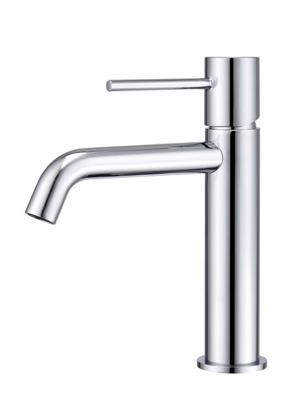 Imex - Grifo Monomando para Lavabo Monza BDM039-1 | Cromo, Cartucho cerámico Ø26 mm, Flexos 3/8”