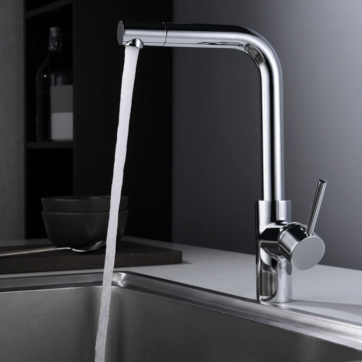 Imex - Grifo Monomando para Cocina Venecia GCE100 | Cromo, Latón de alta calidad, Diseño moderno