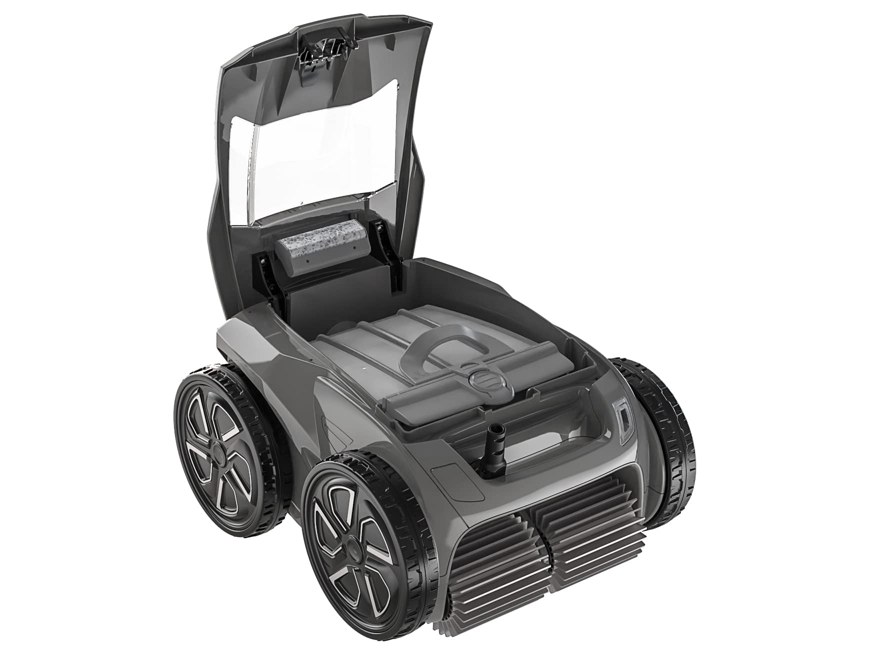 Zodiac Alpha OA 6600 iQ | Robot Limpiafondos para Piscinas hasta 15 m, Limpia Fondo, Paredes y Línea de Agua, App, Lift System y Carro Incluido