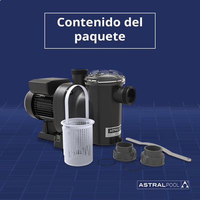 Bomba de Piscina Astralpool Sena 0,75 CV | Autoaspirante Monofásica para Filtración