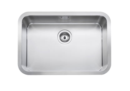 Roca A871701B00 Fregadero 1 Cubeta 700x460x180, Berlin 70, Acero Inox