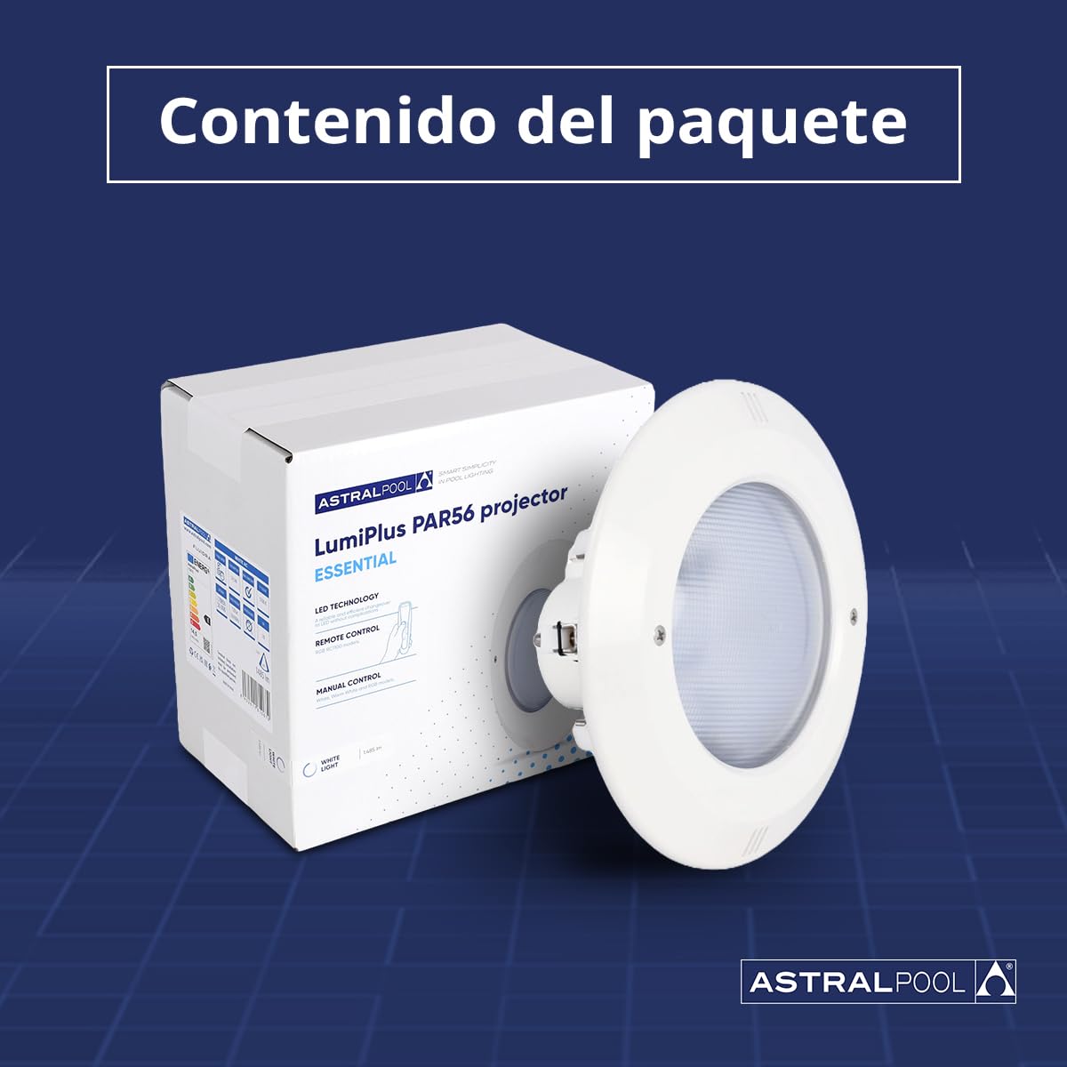 Luz Piscina Astralpool Lumiplus Essential PAR56 70870 Blanco
