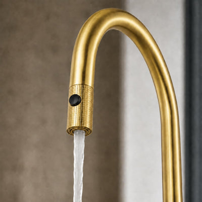 Grifo Cocina Extraíble IMEX Lazio GOS006/OC Oro Cepillado