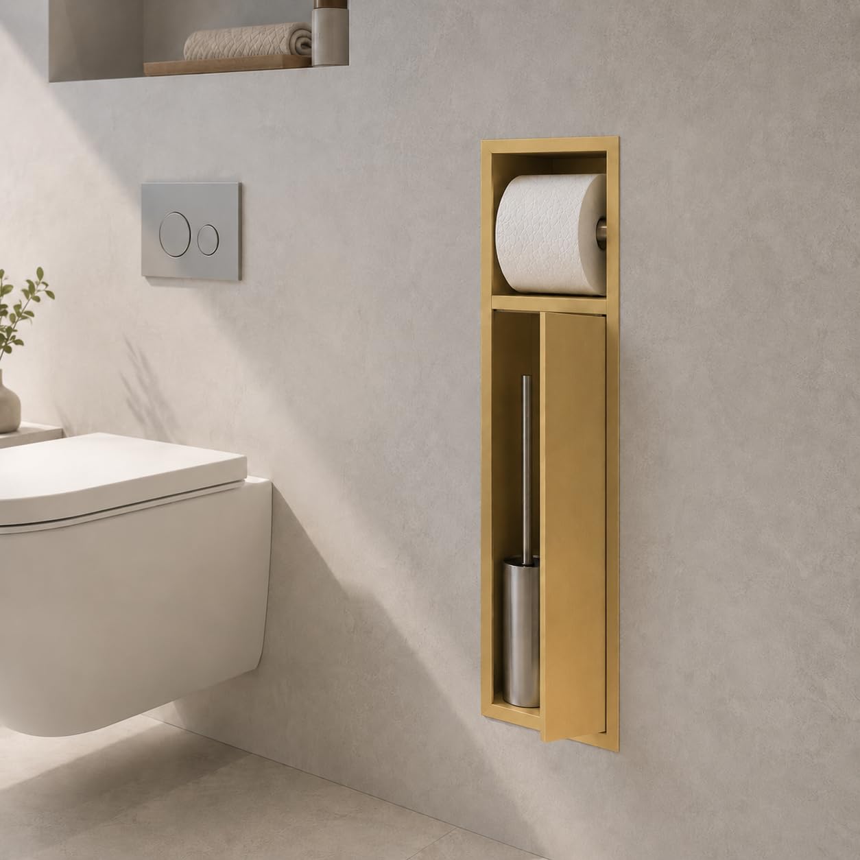 Hornacina Baño Medimex Egean HOR007 Oro Cepillado