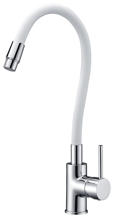 Grifo Cocina IMEX Viena GCE009 Cromo Blanco