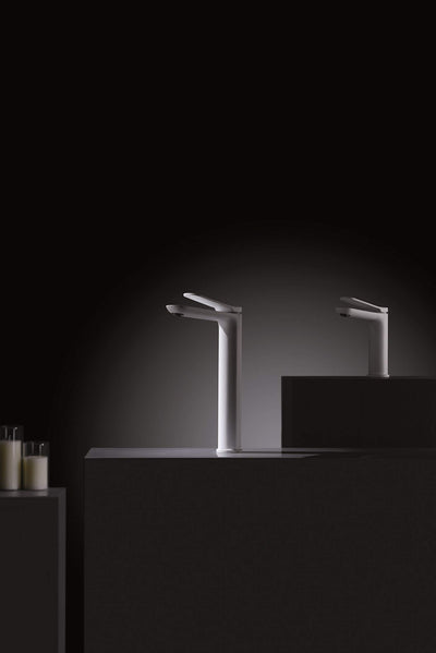 Grifo Lavabo IMEX Dinamarca BDR031-1BL Blanco Mate