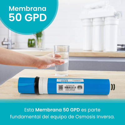 Membrana Ósmosis Inversa HIDRO WATER 50 GPD