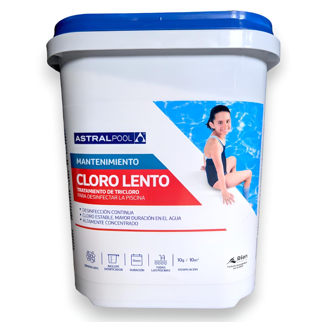 Cloro Lento en Grano de 5 Kilogramos de Astralpool.