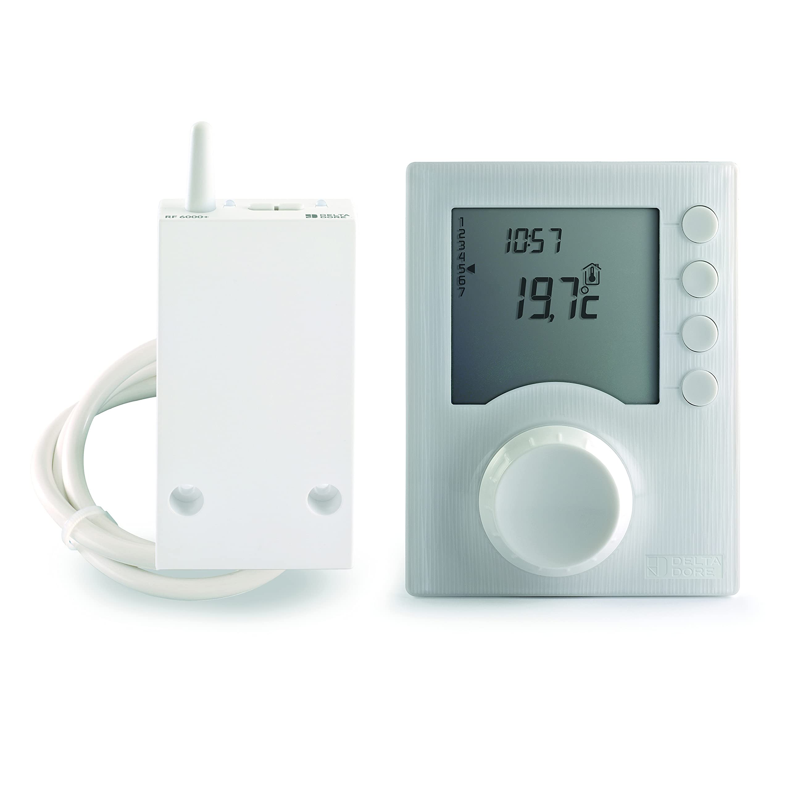 Termostato de ambiente Delta Dore Tybox 137+ para calefacción centralizada. Programación | Gestión de la temperatura - 6053073