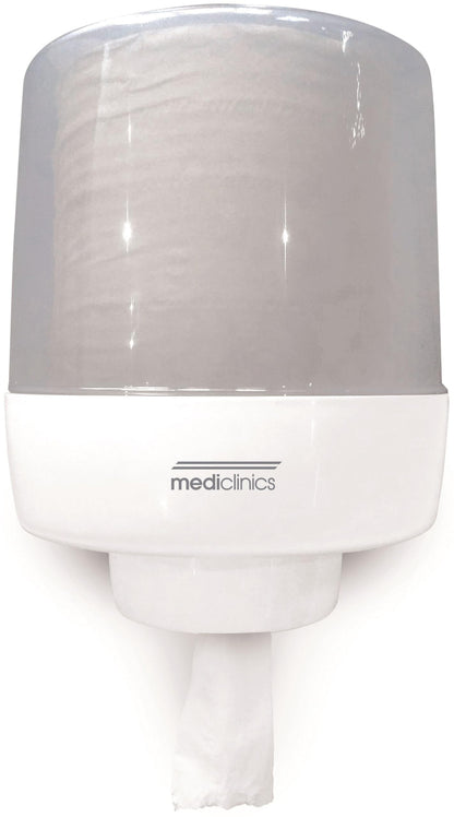 Dispensador de papel MEDICLINIC DT0601 | MEDICLINICS Blanco Rollo 220mm MEDICLINICS Papel Manuales